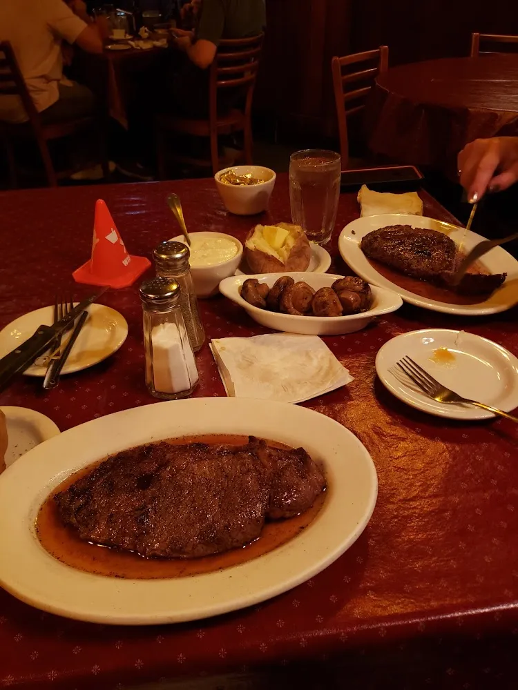 Ribeye Steak Dinner w Mushrooms